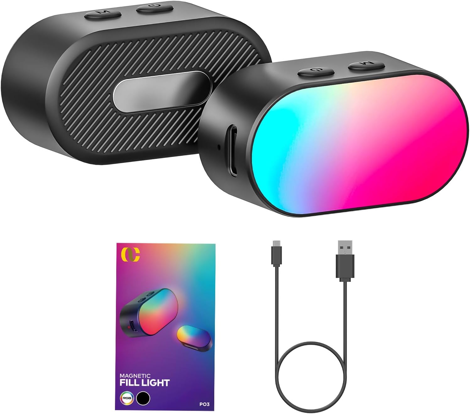 Photography Lighting Accessories - AOCHUAN Mini RGB Manyetik Dolgu Işığı