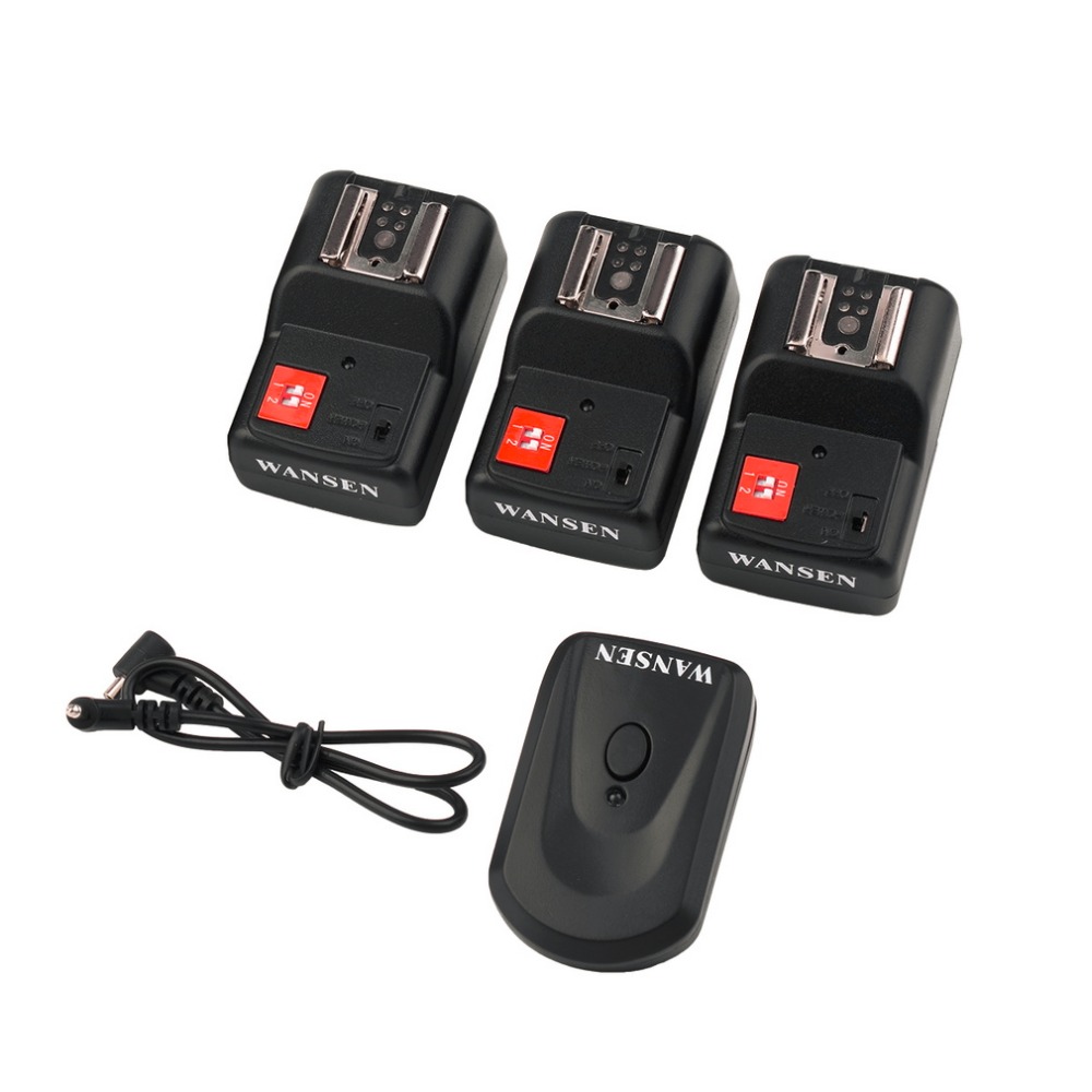 Trigger Receiver Set - Evrensel 4 Kanal Verici Kablosuz Radyo