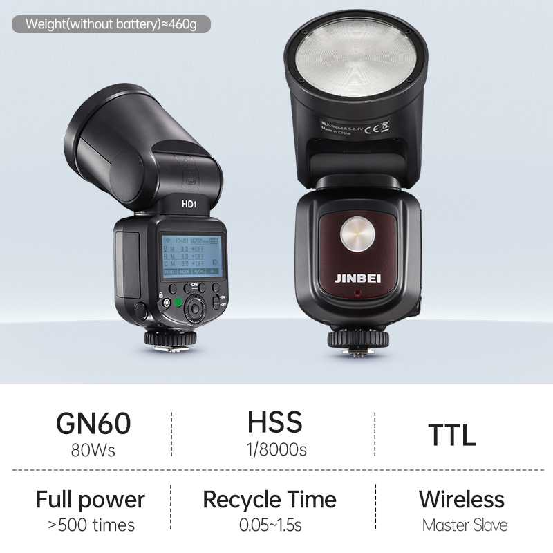 JINBEI HD-1 Yuvarlak Başlıklı  - Photography Lighting Outdoor incelemesi ve fiyatı