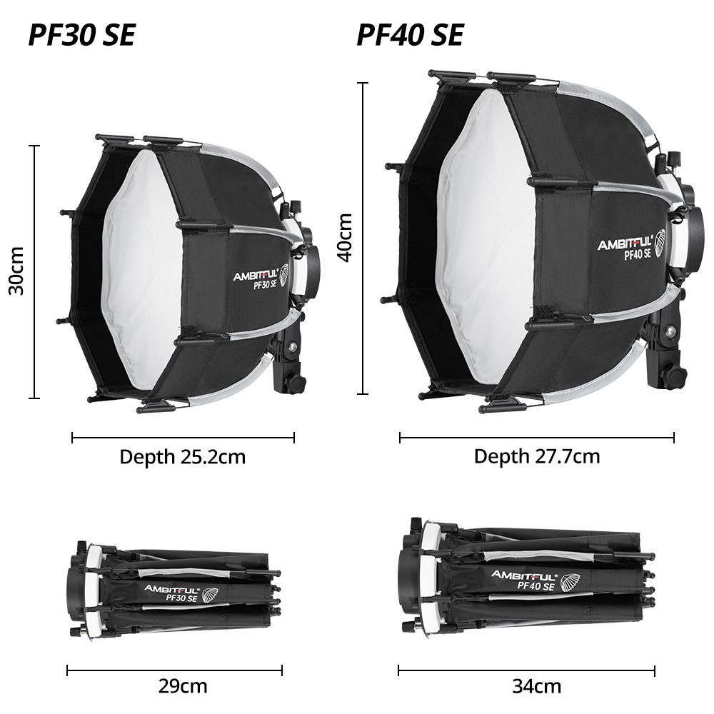 AMBITFUL PF30/PF40 30cm /40cm  - Godox Speedlite Flash incelemesi ve fiyatı