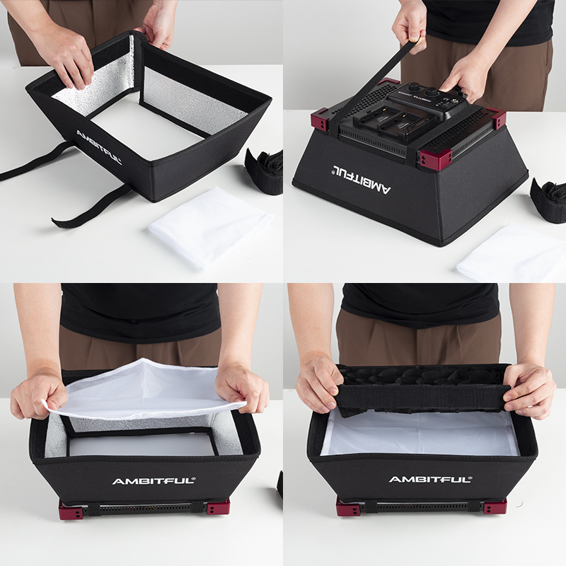 AMBITFUL LEDP60C Özel Softbox  - Photography Lighting Brands incelemesi ve fiyatı