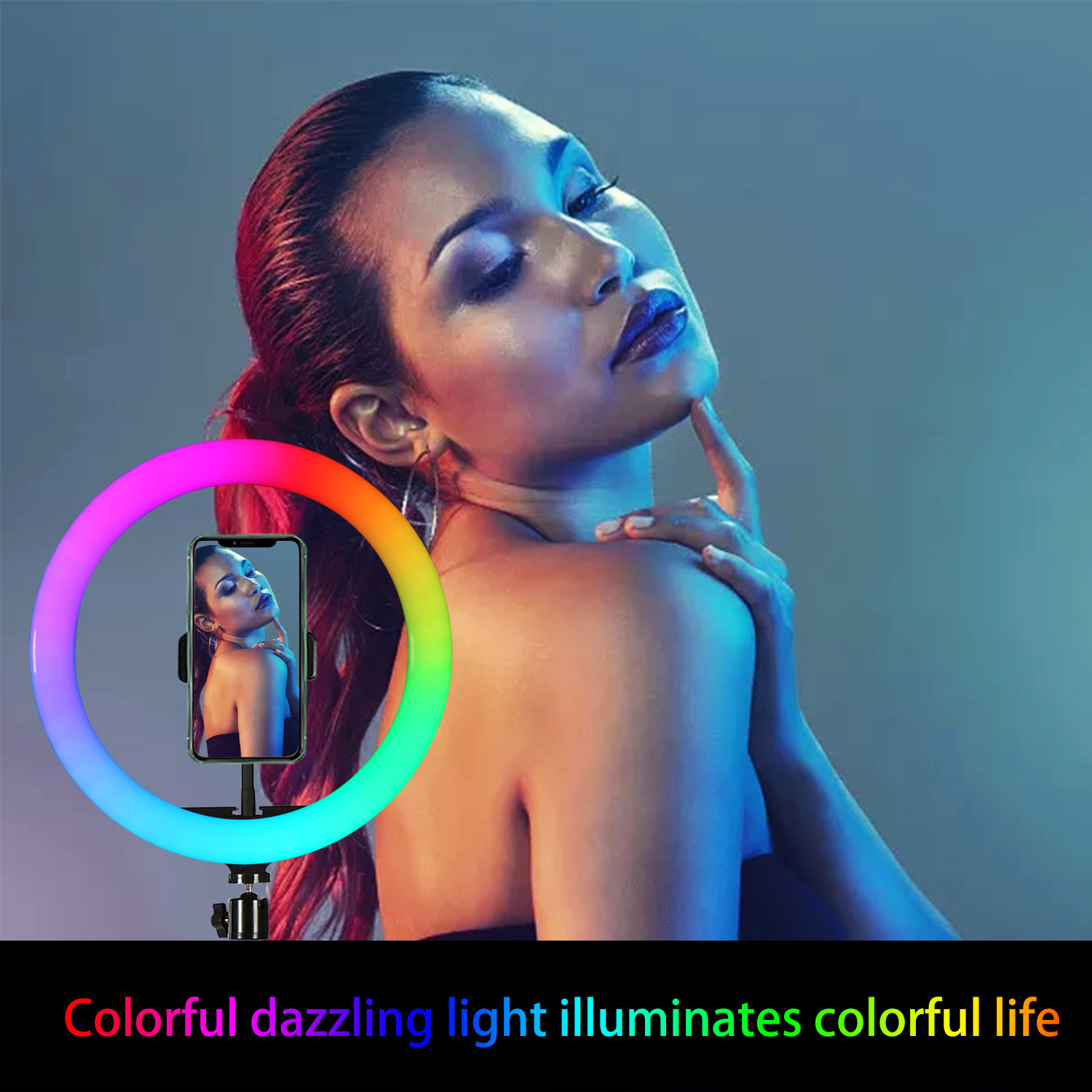 10 inç 26cm RGB Halka Işık Tri - Stand Lighting Photography incelemesi ve fiyatı