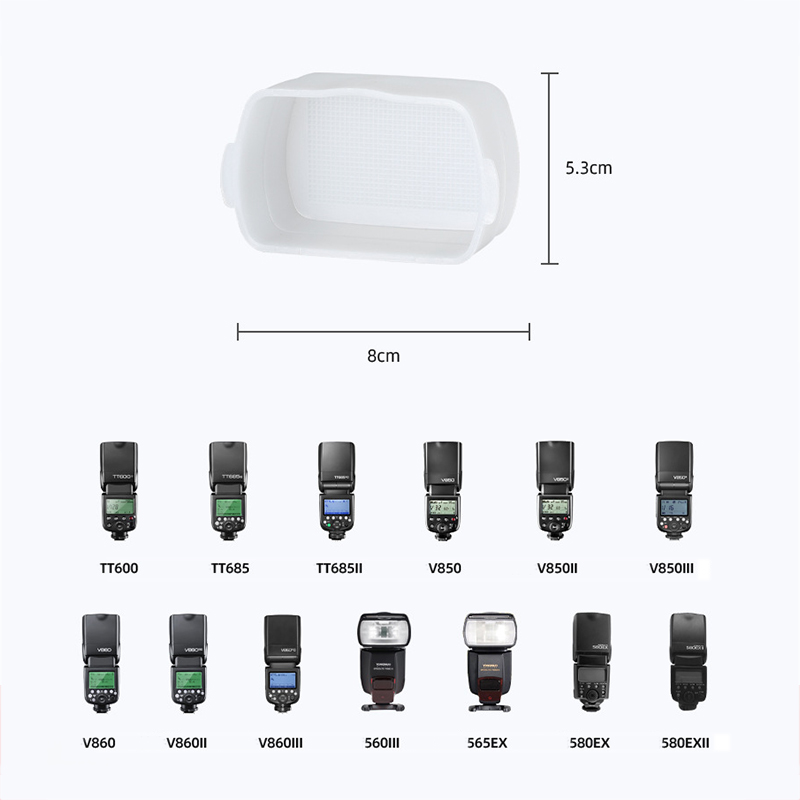 Flaş Difüzör Dome Sıçrama Cano - Godox Speedlite Flash incelemesi ve fiyatı