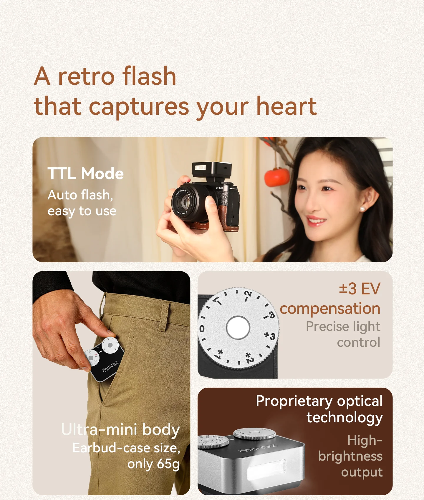 ZENIKO ZT12 Kompakt Retro TTL  - Photography Lighting Brands incelemesi ve fiyatı